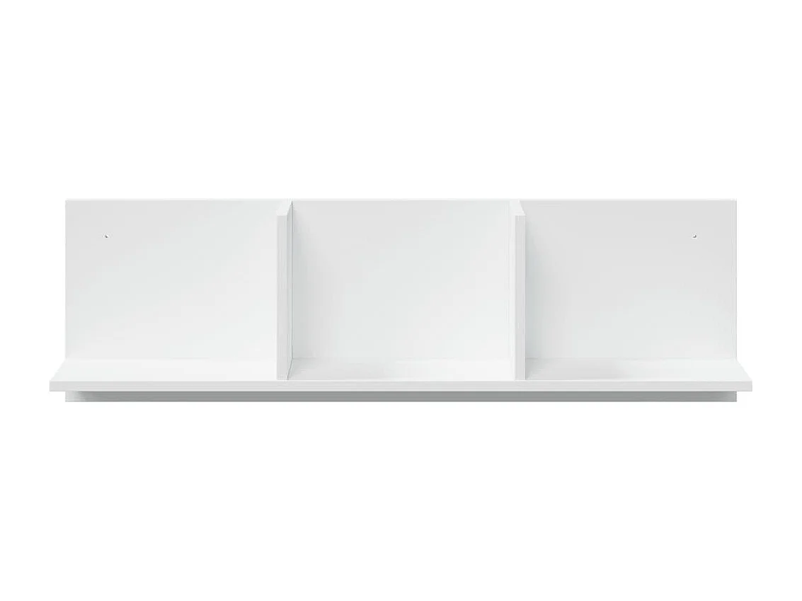 Mobile a Parete 100x16,5x30 cm Bianco in Truciolato