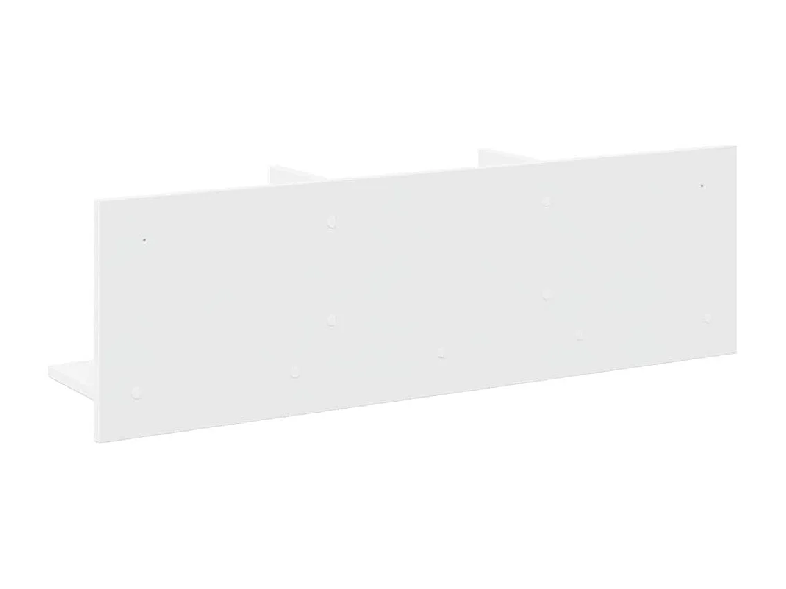 Mobile a Parete 100x16,5x30 cm Bianco in Truciolato