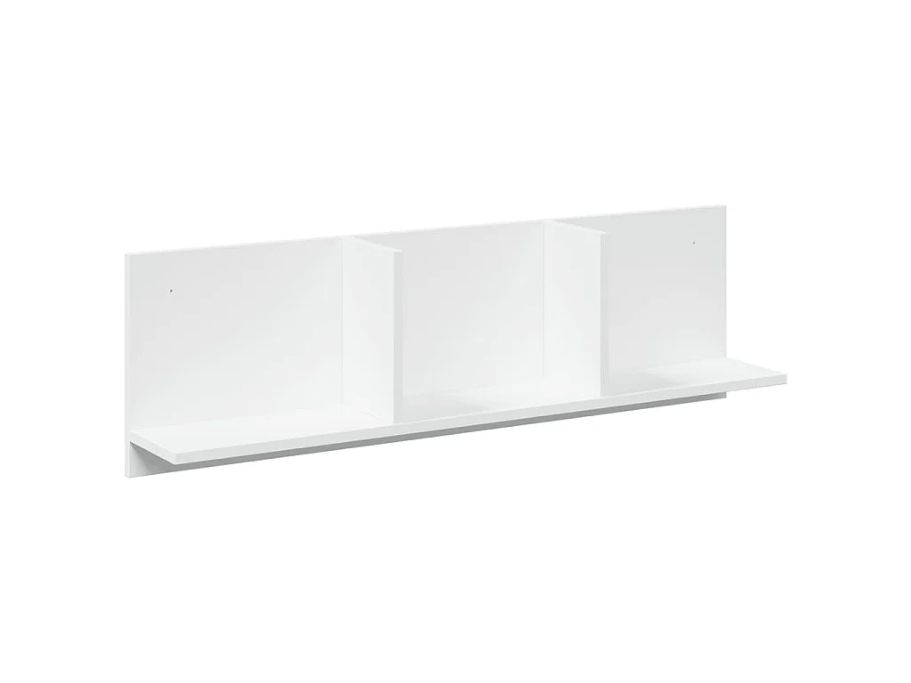 Armoire murale 100x16,5x30 cm blanc bois d'ingénierie