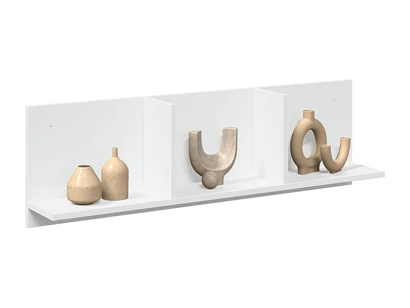 Armoire murale 100x16,5x30 cm blanc bois d'ingénierie