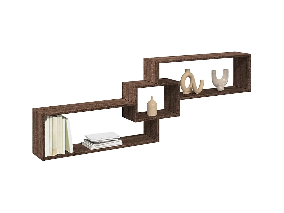 Wandschrank 158x18x53 cm Eichen-Optik Holzwerkstoff