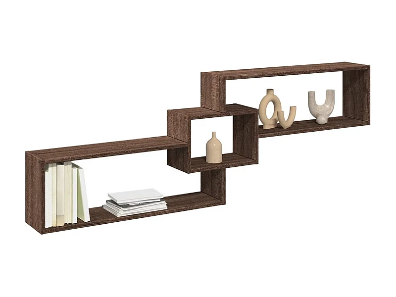 Wandschrank 158x18x53 cm Eichen-Optik Holzwerkstoff