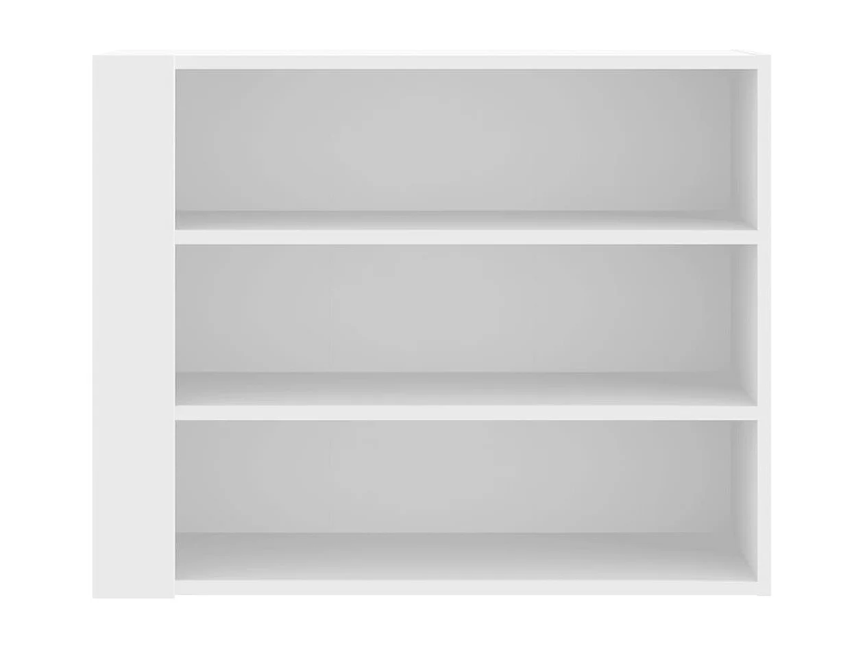 Armoire murale blanc 75x35x60 cm bois d'ingénierie