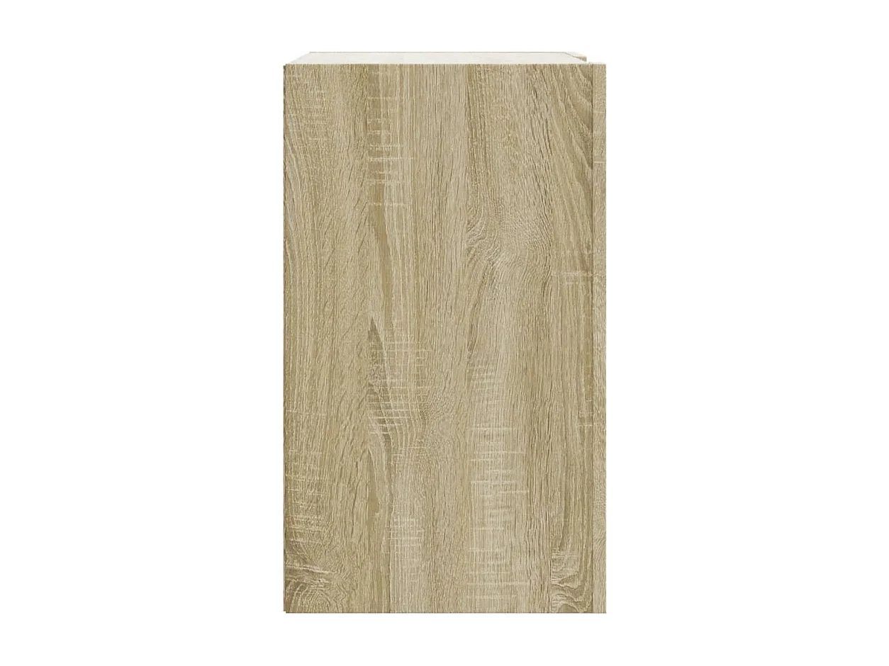Wandregal Sonoma-Eiche 75x35x60 cm Holzwerkstoff