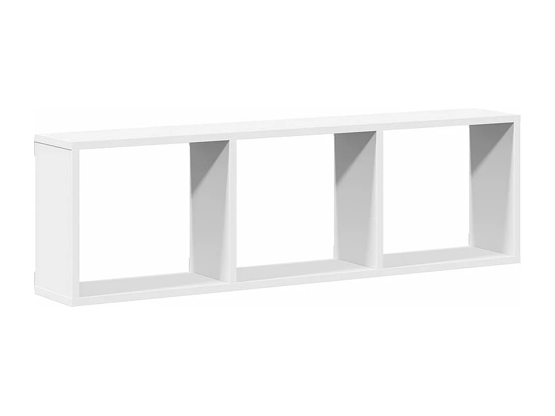 Armoire murale 100x16x30 cm blanc bois d'ingénierie