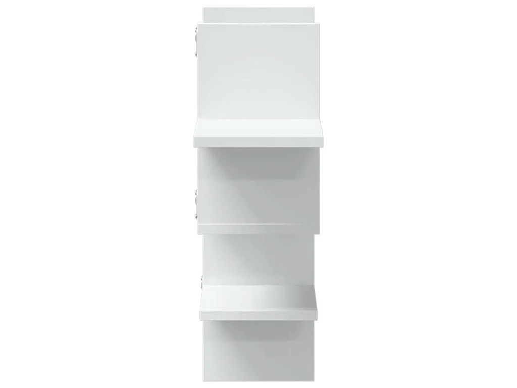 Scaffale a Parete Bianco 124,5x18x60,5 cm in Truciolato