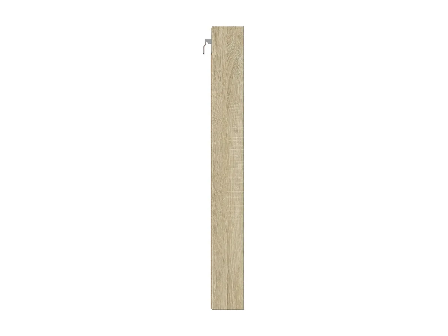 Armoire à vitrine chêne sonoma 100x8,5x75 cm bois d'ingénierie