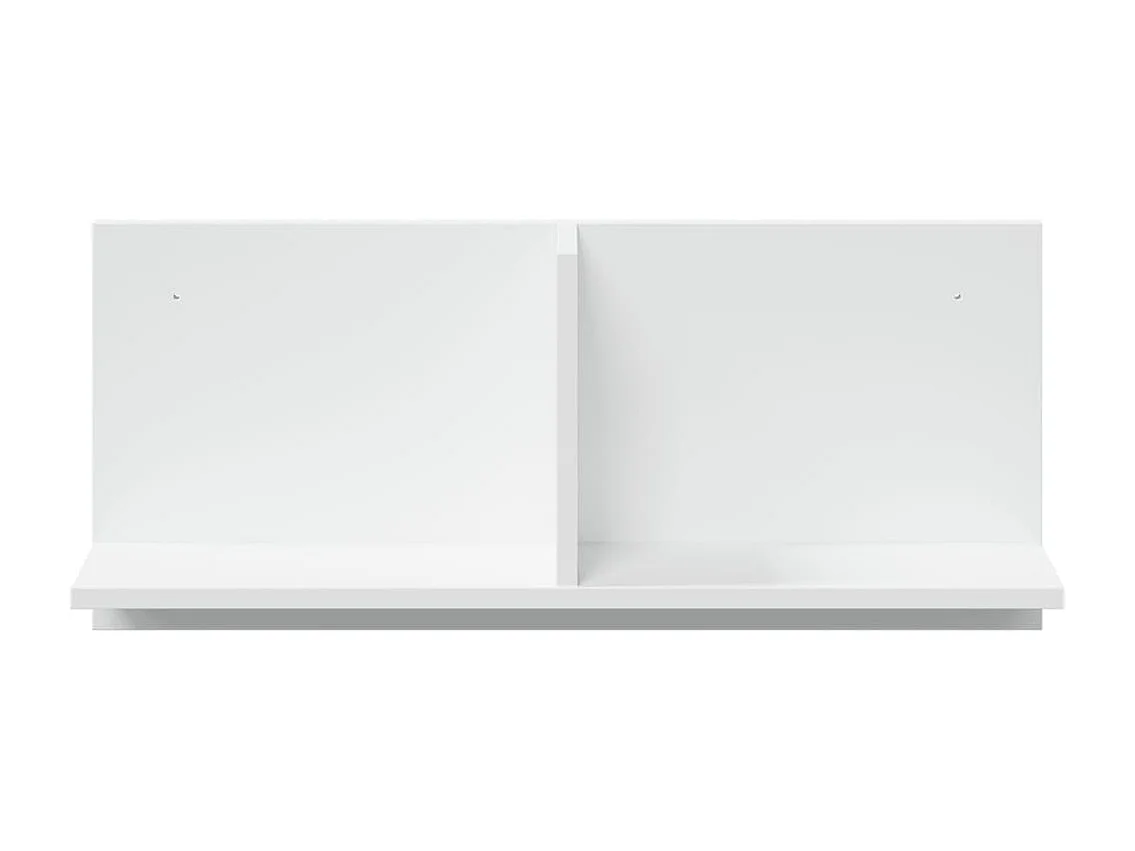 Mobile a Parete 70x16,5x30 cm Bianco in Legno Multistrato