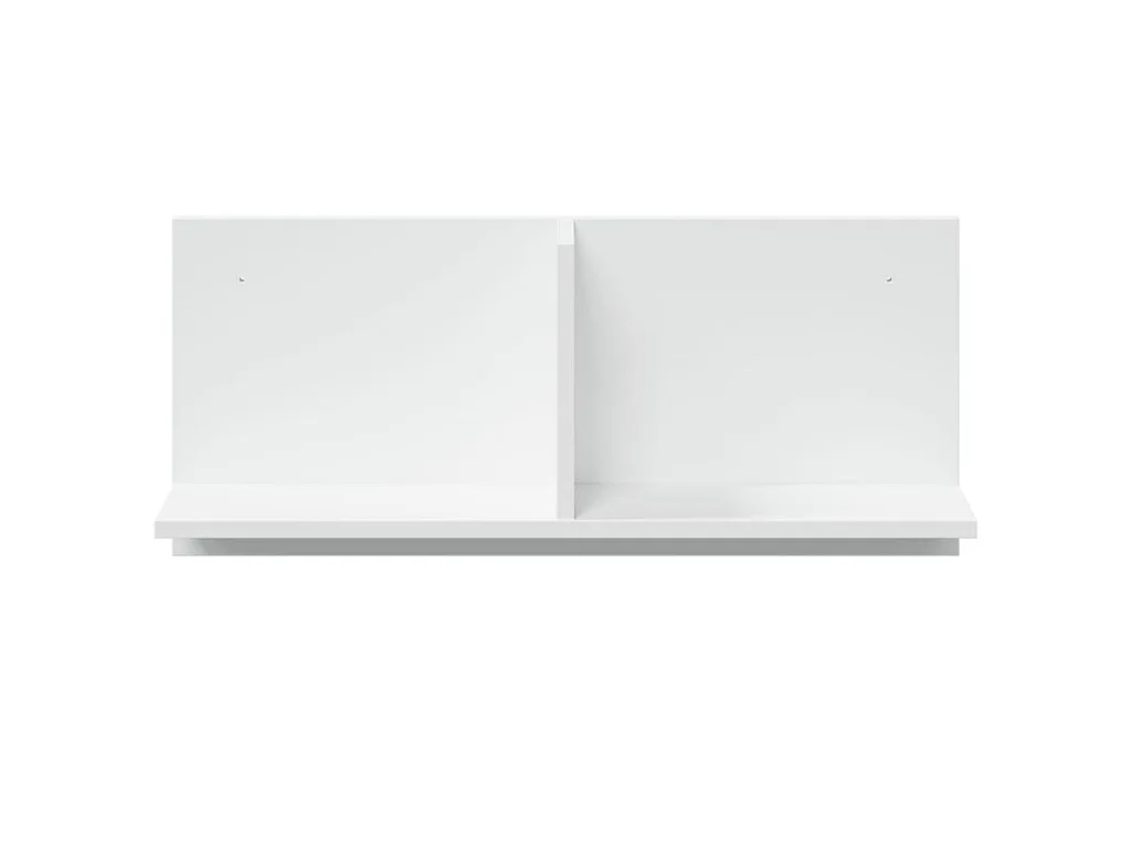 Wandkast 70x16,5x30 cm bewerkt hout wit