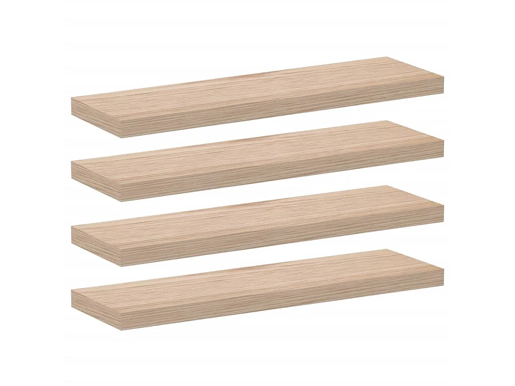 Mensole Pensili 4 pz 80x23,5x4 cm in Truciolato