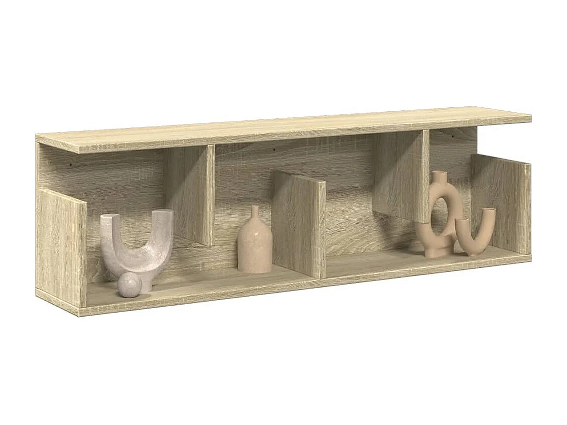 Armoire murale 100x20x30 cm chêne sonoma bois d'ingénierie