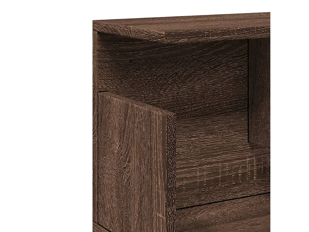 Armoire murale 80x20x30 cm chêne marron bois d'ingénierie