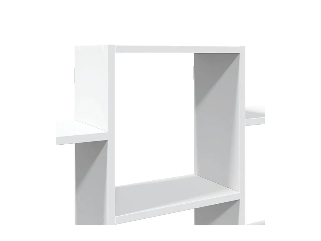 Étagère murale blanc 159x18x66 cm bois d'ingénierie