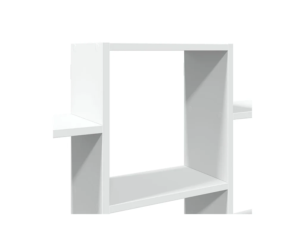 Étagère murale blanc 159x18x66 cm bois d'ingénierie