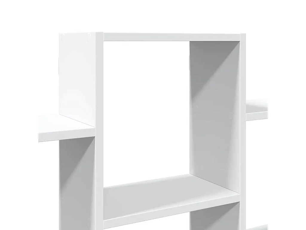 Étagère murale blanc 159x18x66 cm bois d'ingénierie