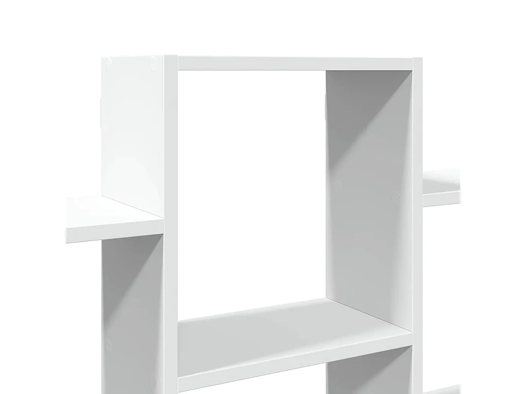 Prateleira de parede 159x18x66 cm derivados de madeira branco