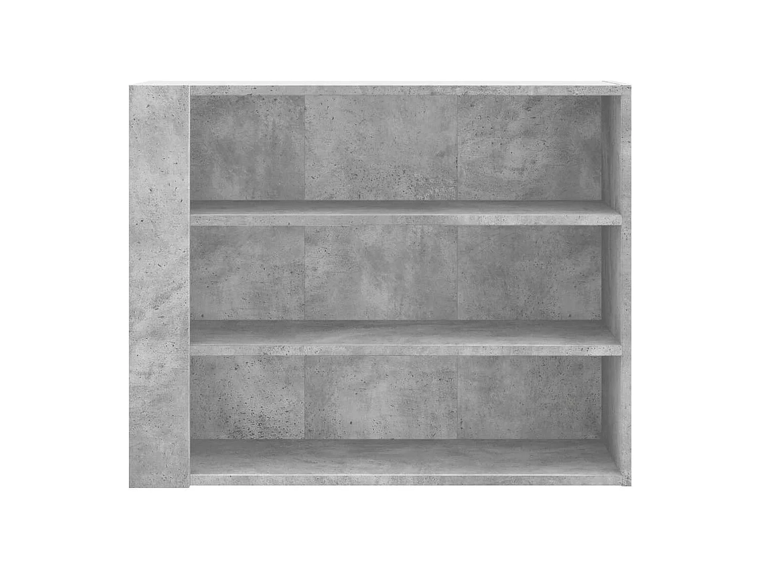 Armoire murale gris béton 75x35x60 cm bois d'ingénierie