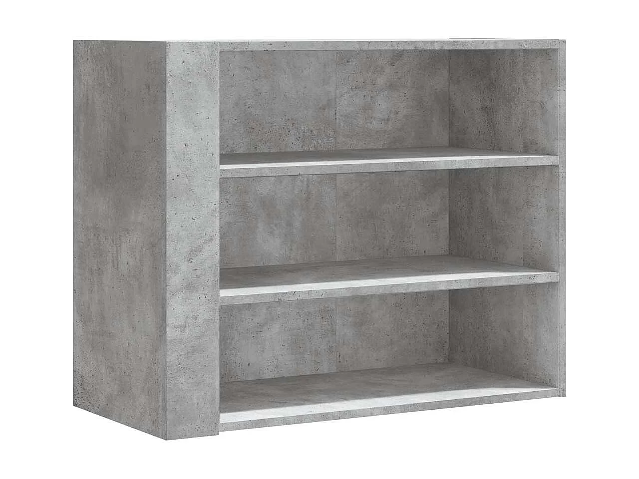 Armoire murale gris béton 75x35x60 cm bois d'ingénierie