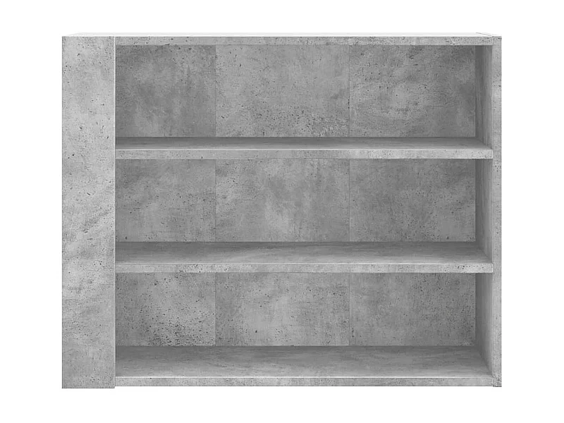 Wandkast 75x35x60 cm bewerkt hout betongrijs