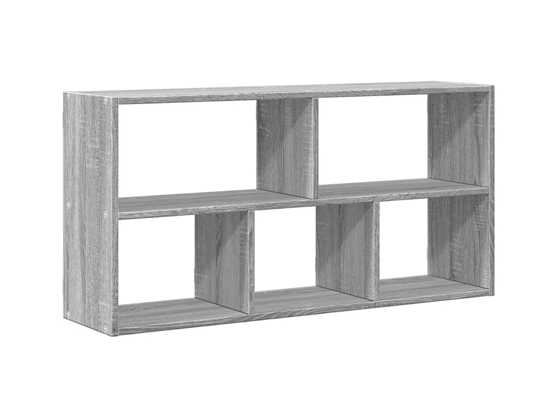 Wandregal Grau Sonoma 100x25x50 cm Holzwerkstoff