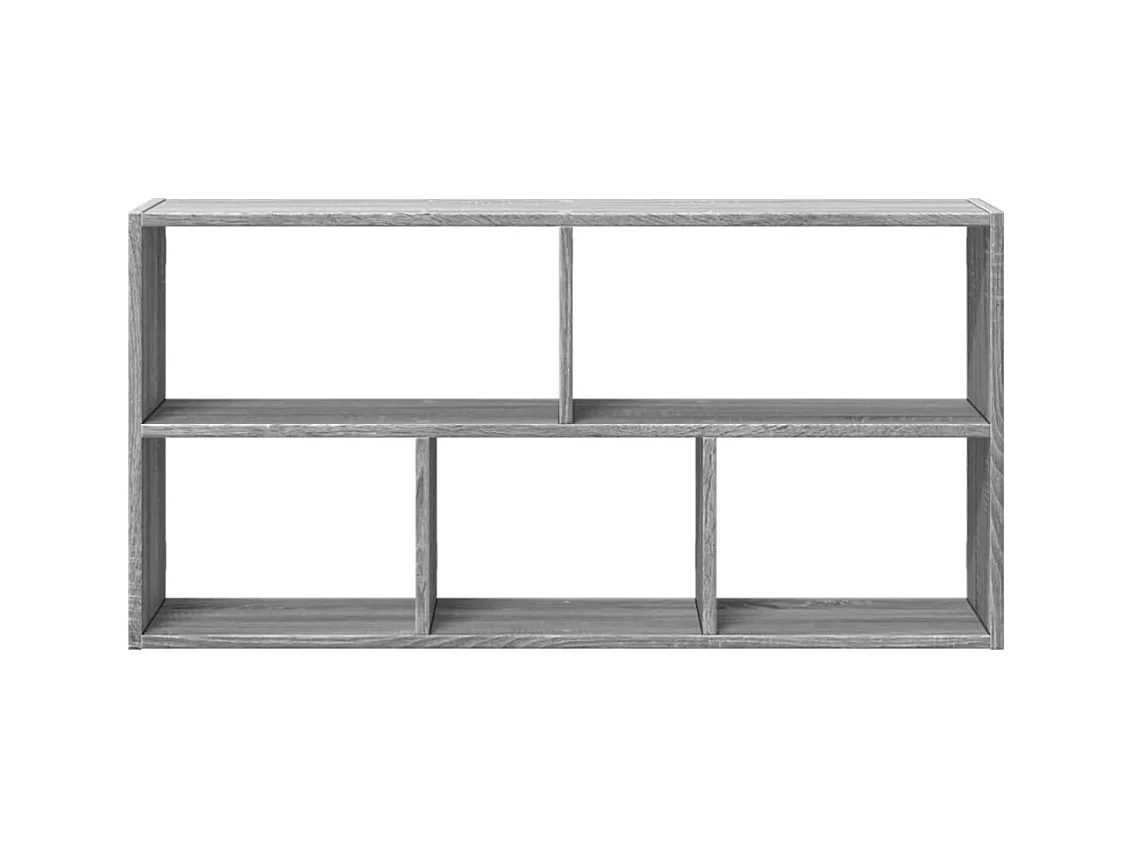 Wandregal Grau Sonoma 100x25x50 cm Holzwerkstoff