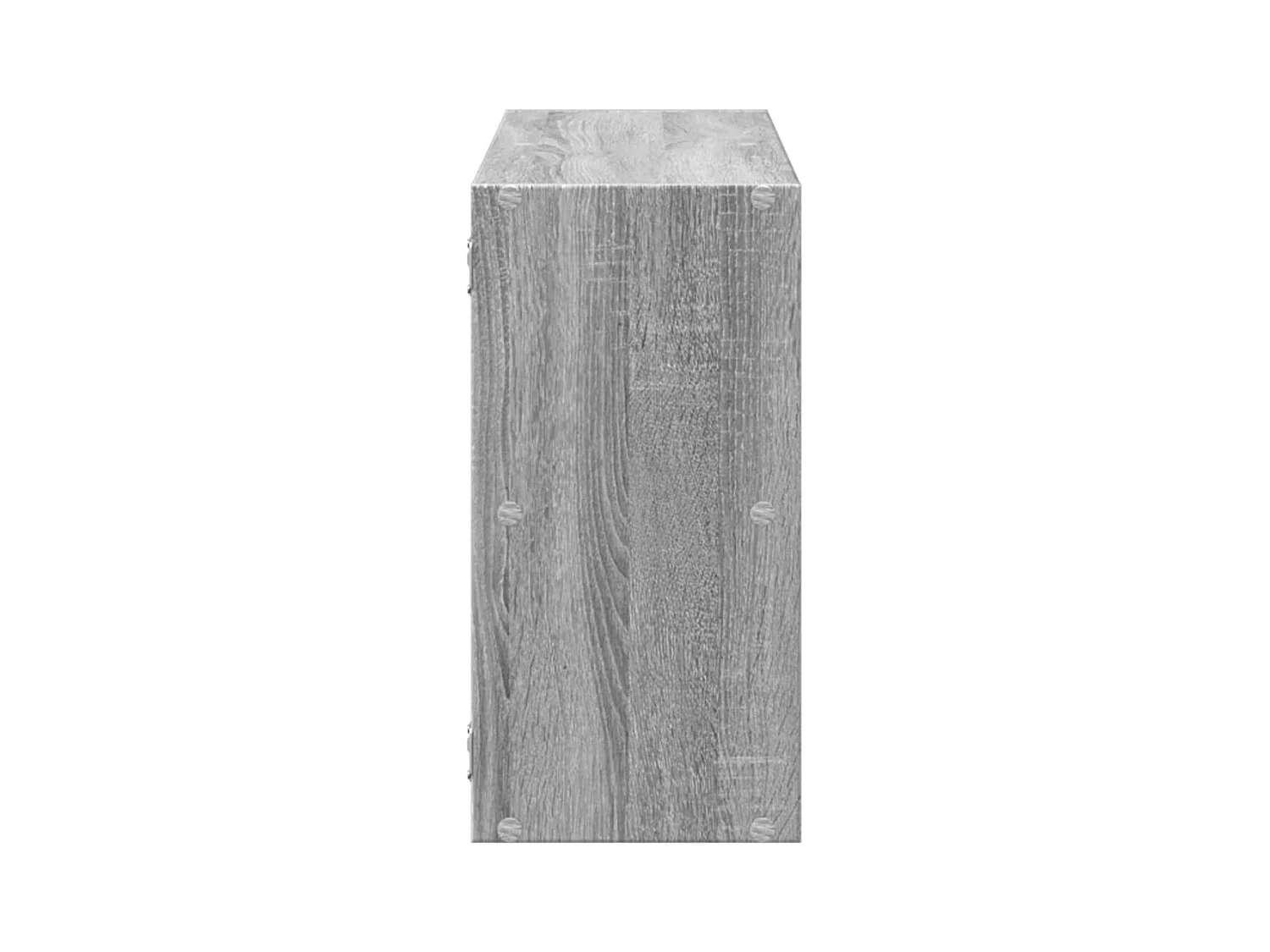 Wandregal Grau Sonoma 100x25x50 cm Holzwerkstoff