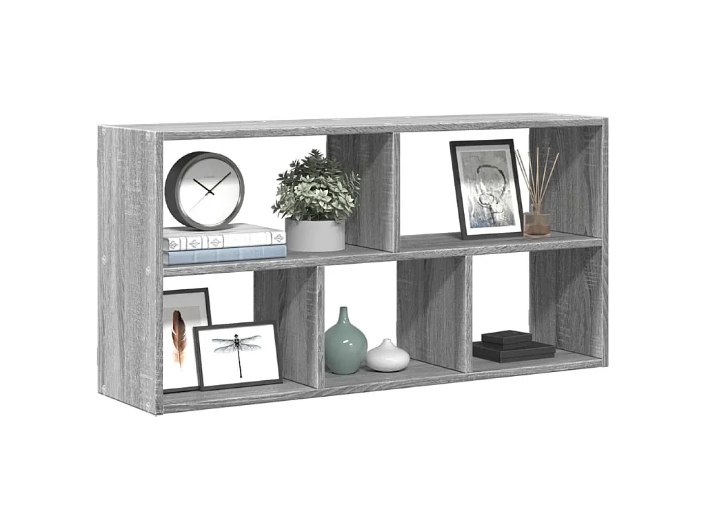 Étagère murale sonoma gris 100x25x50 cm bois ingénierie