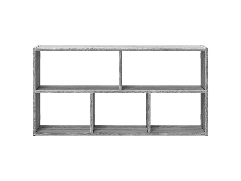 Étagère murale sonoma gris 100x25x50 cm bois ingénierie