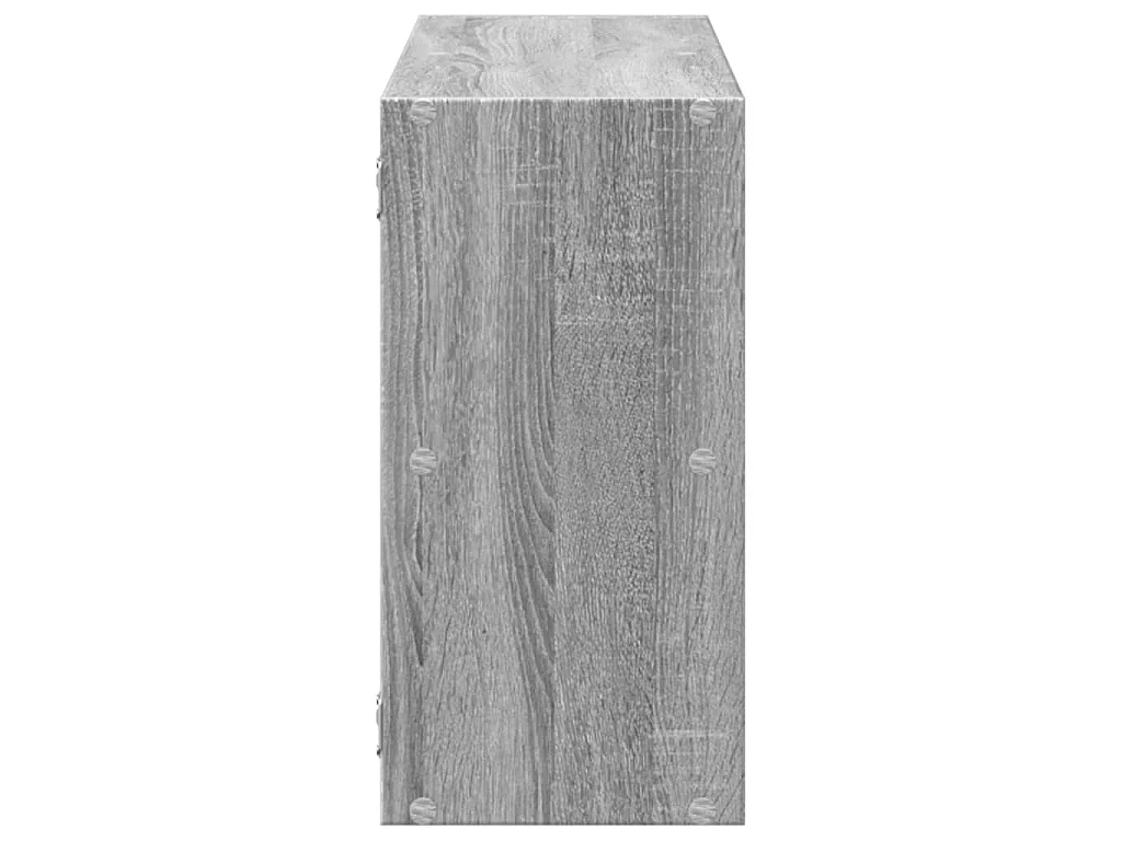 Étagère murale sonoma gris 100x25x50 cm bois ingénierie