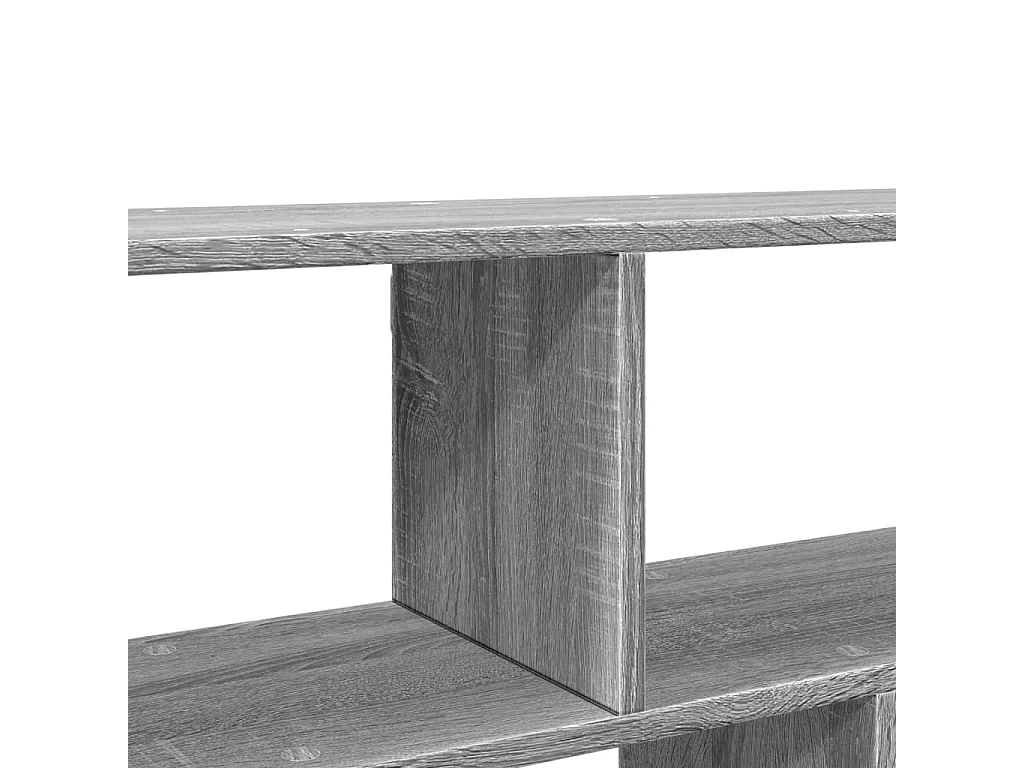 Étagère murale sonoma gris 100x25x50 cm bois ingénierie