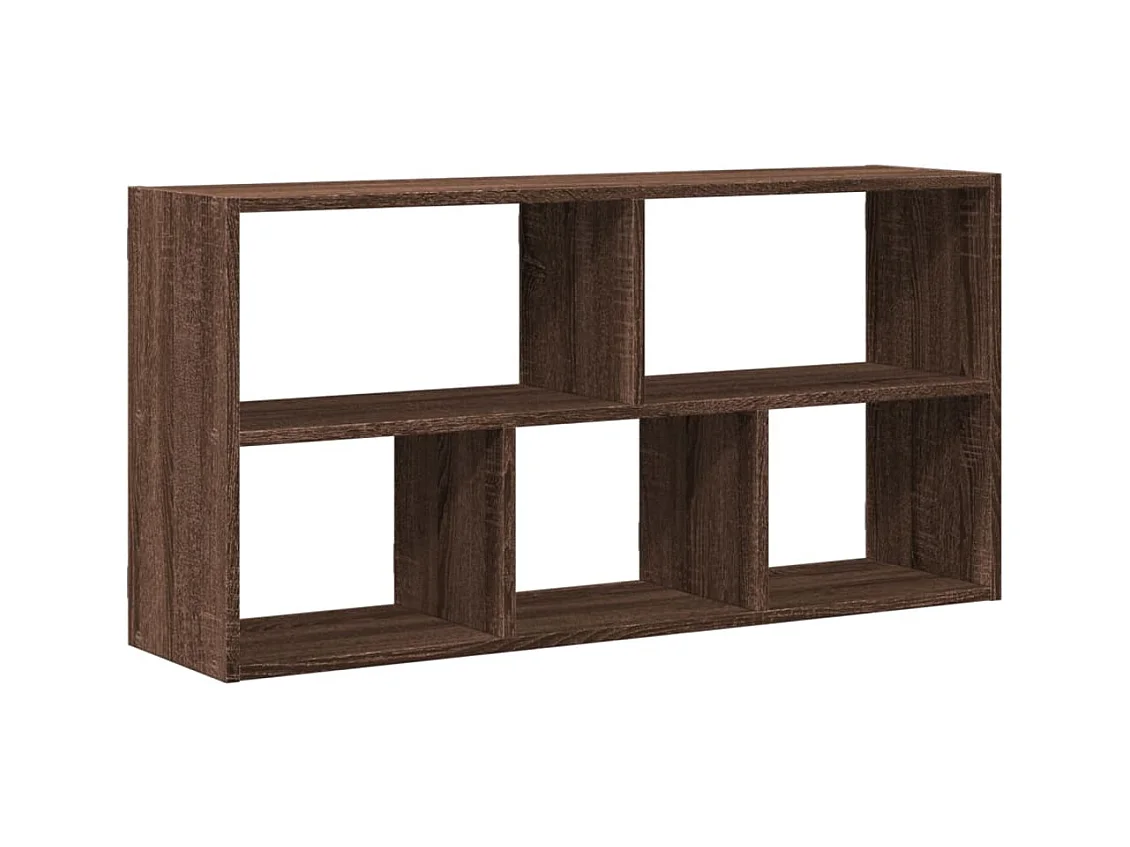 Prateleira parede 100x25x50 cm deriv. madeira carvalho castanho