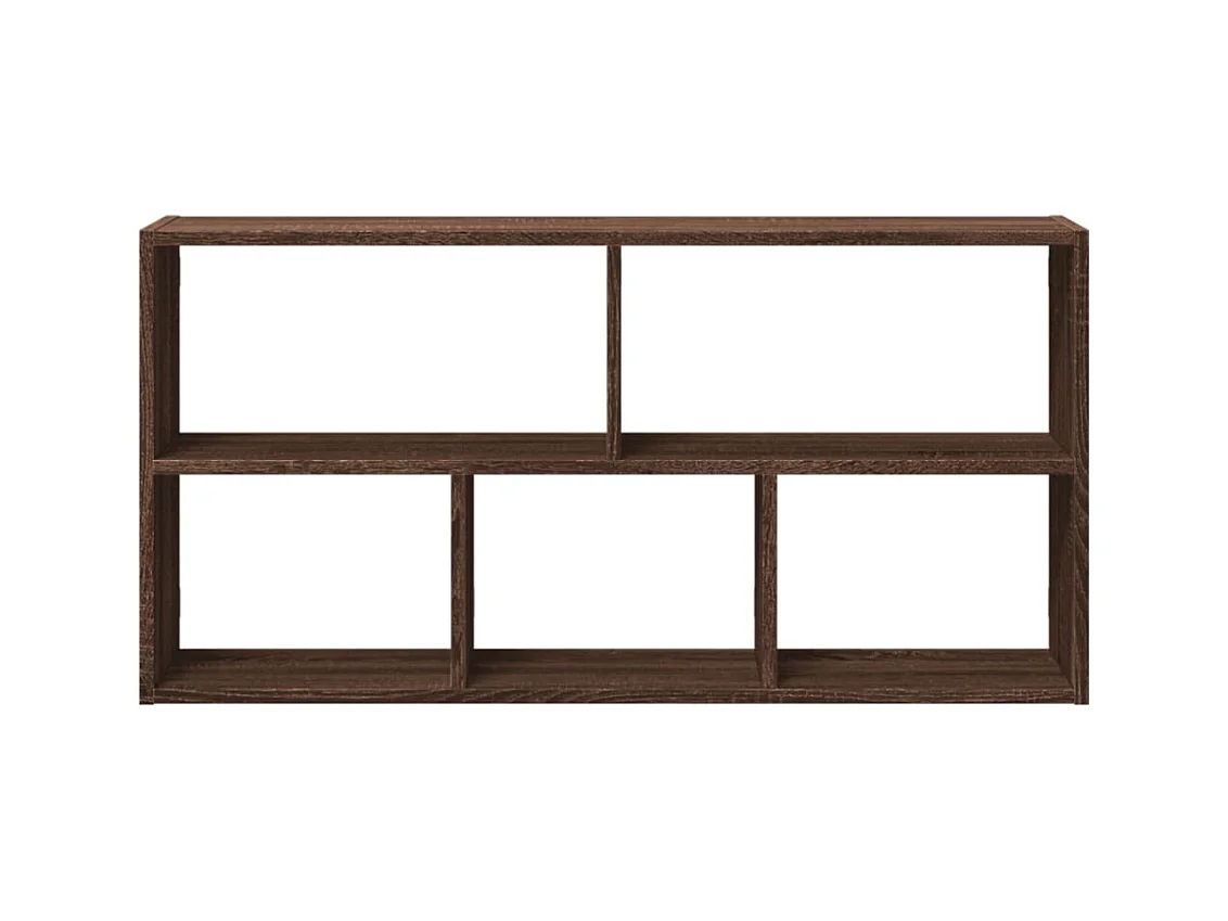 Prateleira parede 100x25x50 cm deriv. madeira carvalho castanho