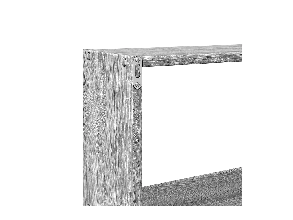 Wandschrank 158x18x53 cm Grau Sonoma Holzwerkstoff