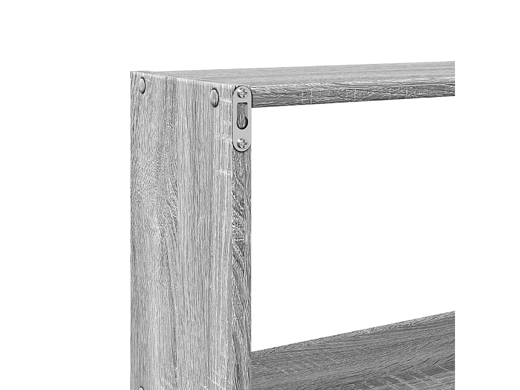 Armoire murale 158x18x53 cm sonoma gris bois d'ingénierie