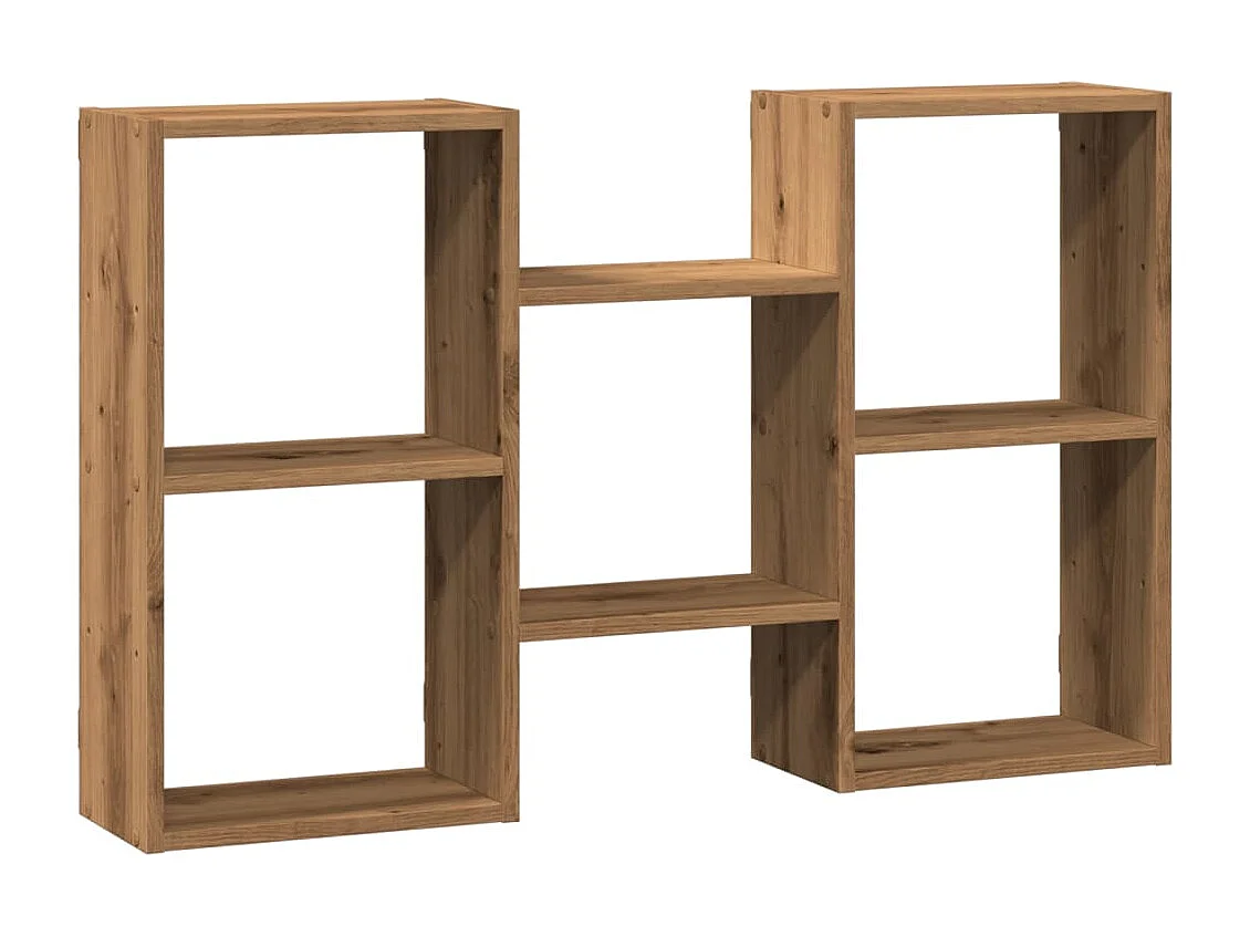 Scaffale a Parete Rovere Artigianale 96x18x60 cm in Truciolato