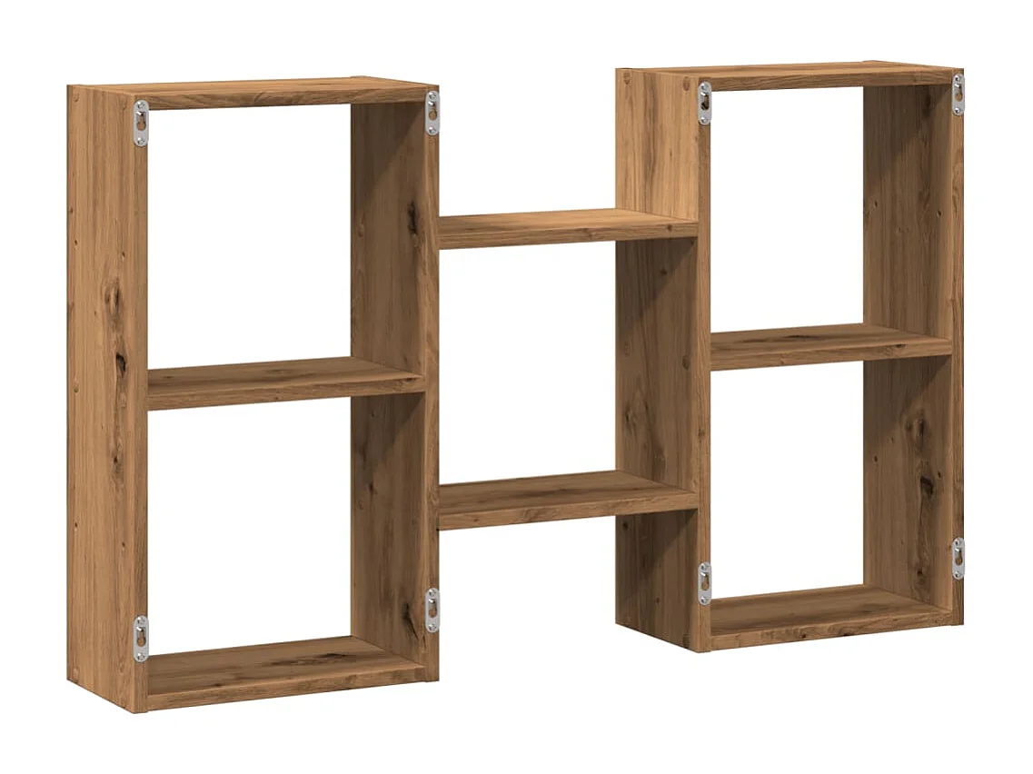 Scaffale a Parete Rovere Artigianale 96x18x60 cm in Truciolato