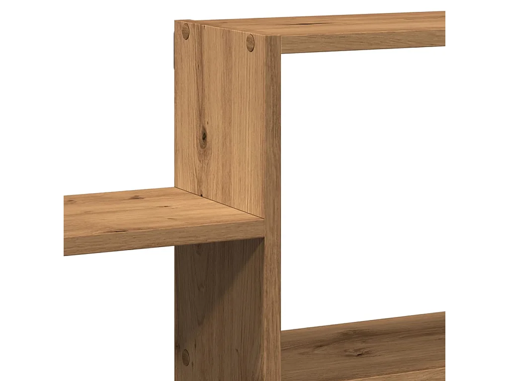 Scaffale a Parete Rovere Artigianale 96x18x60 cm in Truciolato