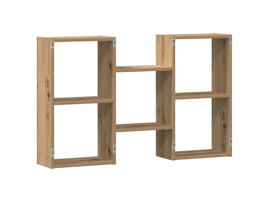 Étagère murale chêne artisanal 96x18x60 cm bois d'ingénierie