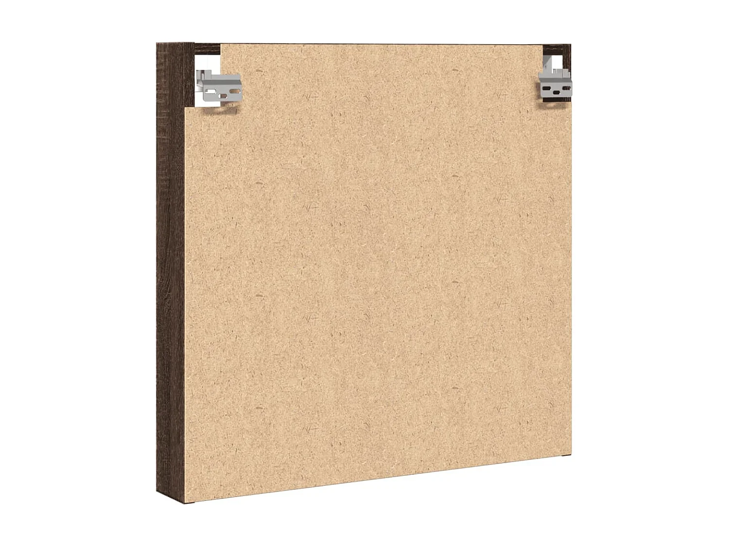 Armoire à vitrine chêne marron 60x8,5x58 cm bois d'ingénierie