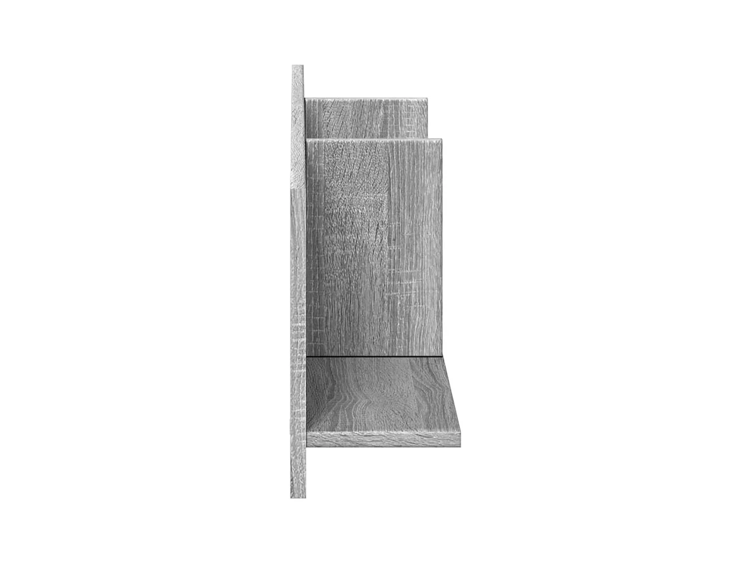 Wandschrank 100x16,5x30 cm Grau Sonoma Holzwerkstoff