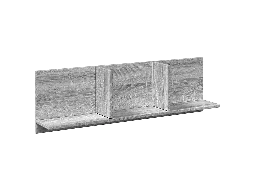 Armoire murale 100x16,5x30 cm sonoma gris bois d'ingénierie