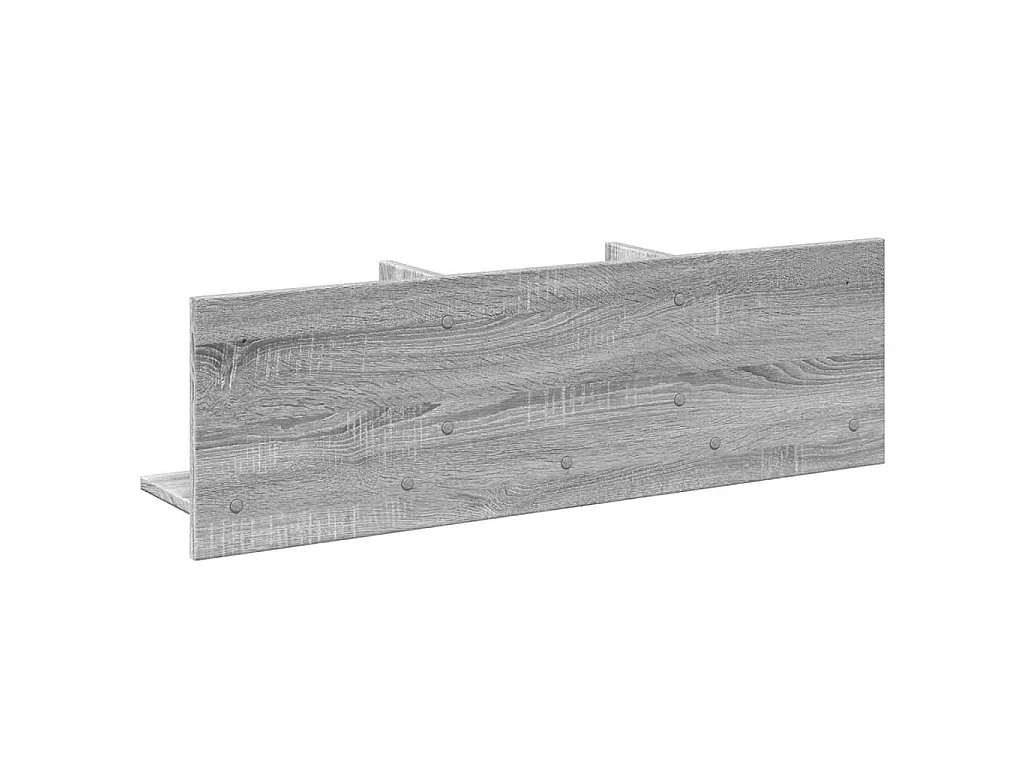 Armoire murale 100x16,5x30 cm sonoma gris bois d'ingénierie
