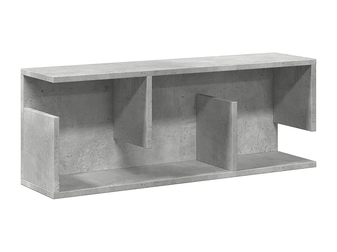 Armoire murale 80x20x30 cm gris béton bois d'ingénierie