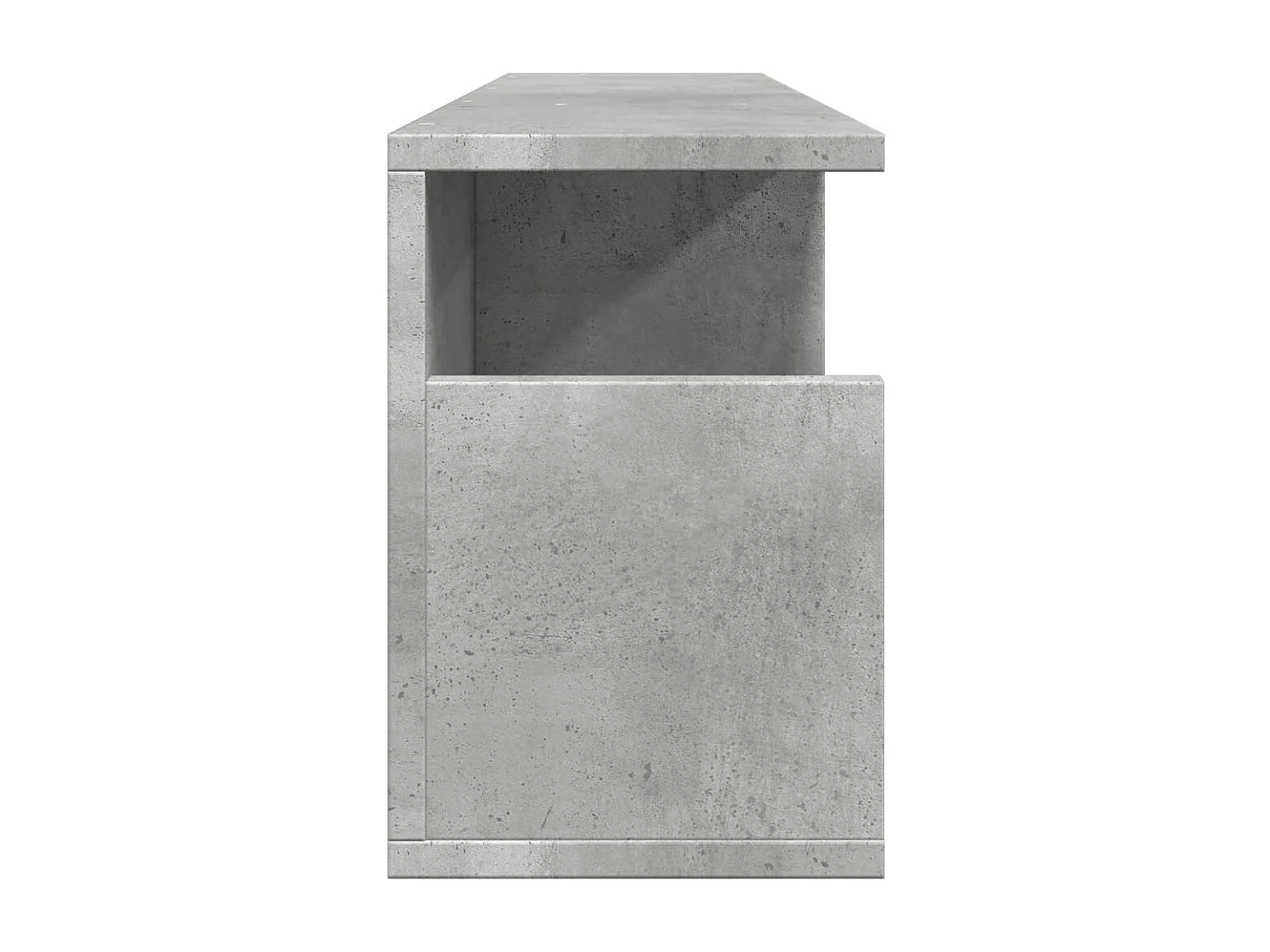 Armoire murale 80x20x30 cm gris béton bois d'ingénierie