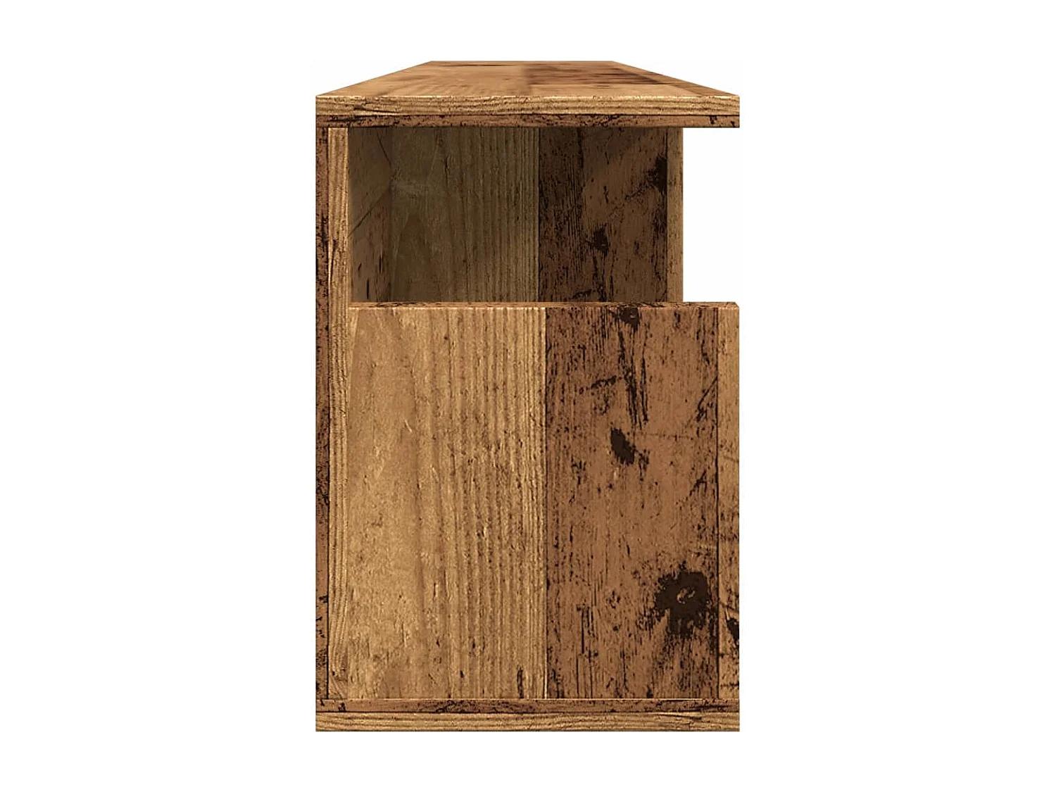 Mueble de pared madera de ingeniería envejecida 100x20x30 cm