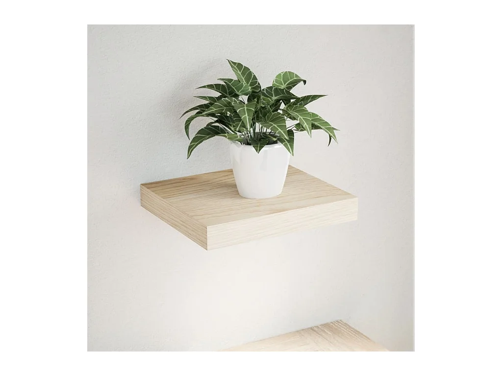 Étagère flottante 23x23,5x4 cm bois d'ingénierie