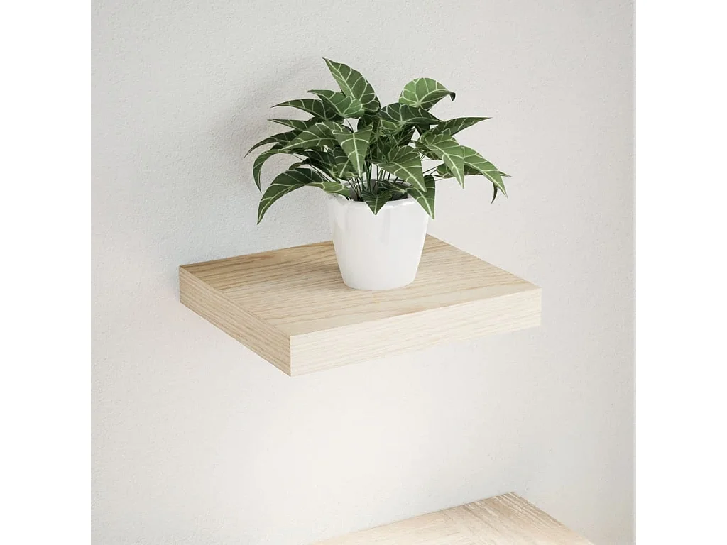 Étagère flottante 23x23,5x4 cm bois d'ingénierie
