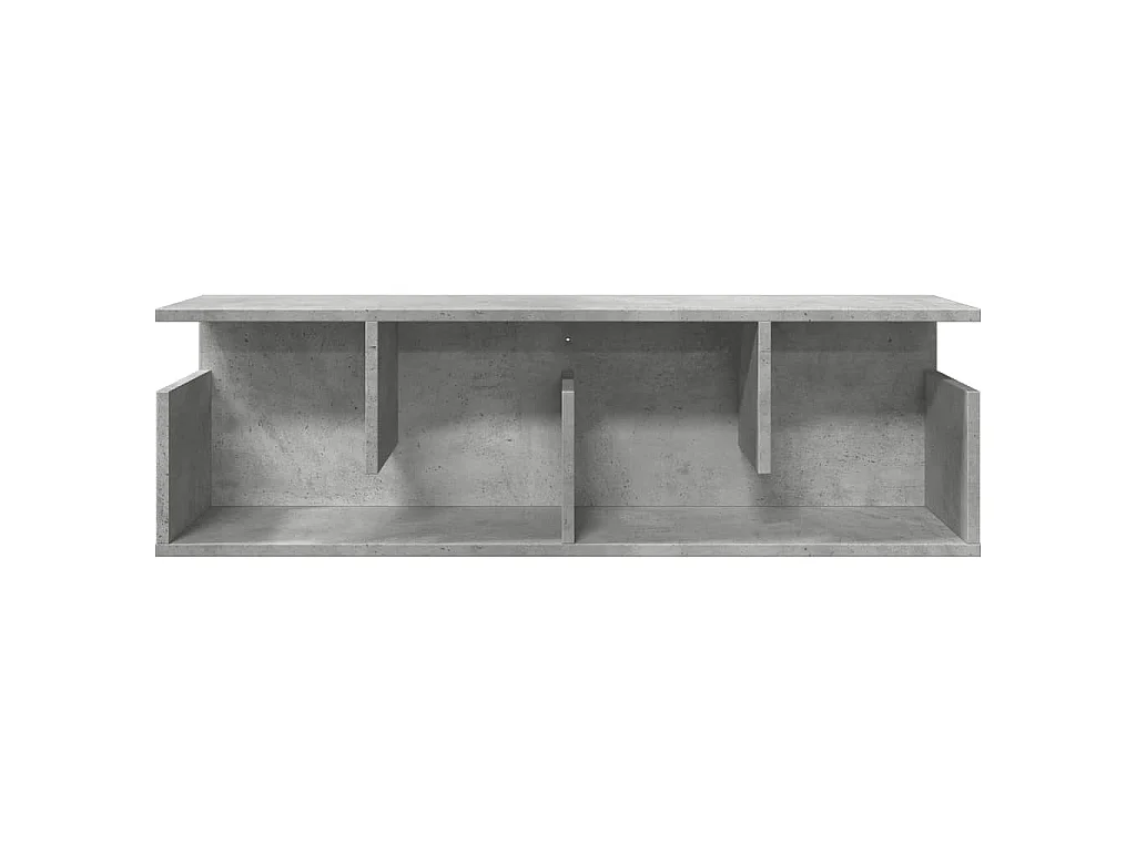 Armoire murale 100x20x30 cm gris béton bois d'ingénierie