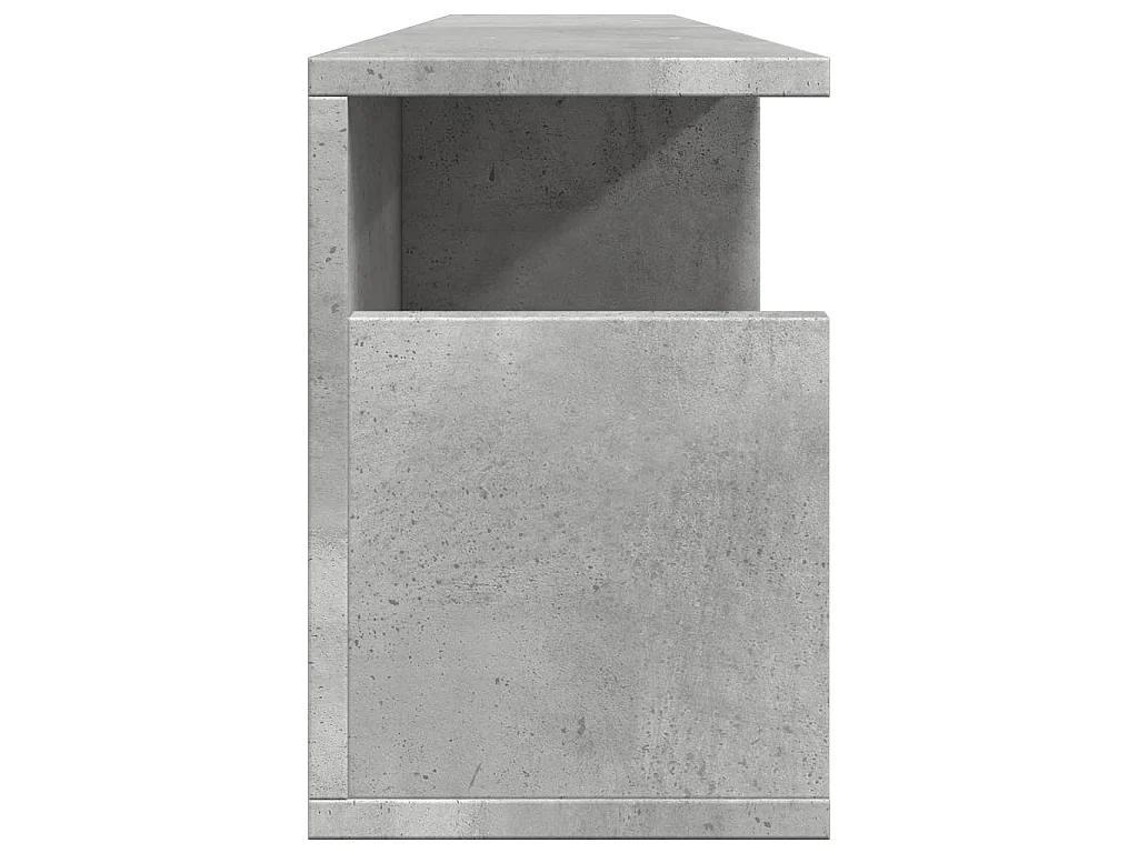 Armoire murale 100x20x30 cm gris béton bois d'ingénierie