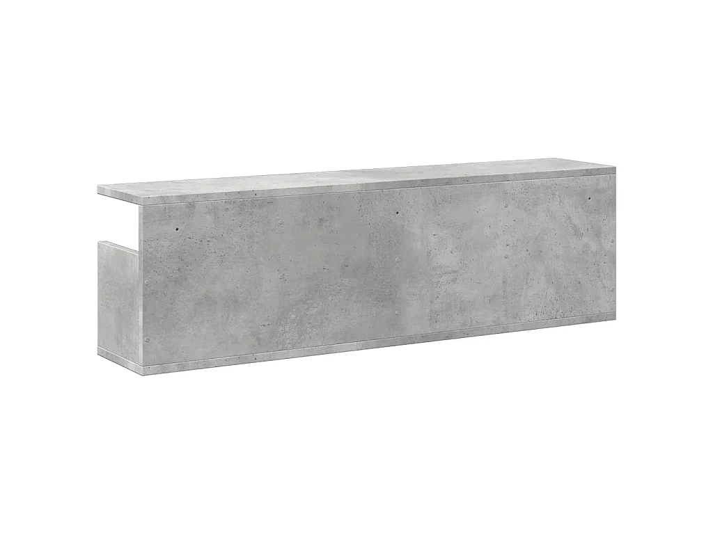 Armoire murale 100x20x30 cm gris béton bois d'ingénierie